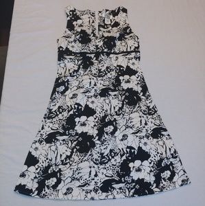 Black and white dress